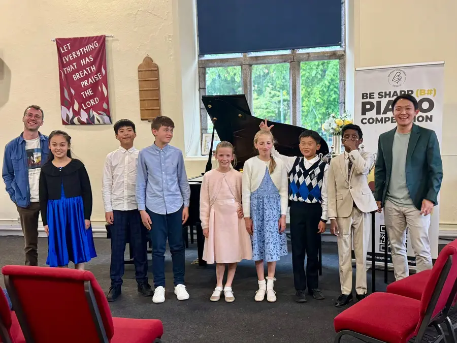 Competitors at the B♯ Piano Competition
